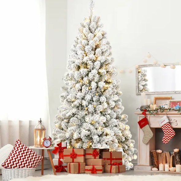 5 Fuß vorbeleuchteter, beflockter Kunstgegenstand
Weihnachtsbaum umweltfreundlich
Freundlicher feuerfester künstlicher Stoff
Weihnachtsbaum mit Beflockung