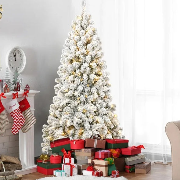 5 Fuß vorbeleuchteter, beflockter Kunstgegenstand
Weihnachtsbaum umweltfreundlich
Freundlicher feuerfester künstlicher Stoff
Weihnachtsbaum mit Beflockung