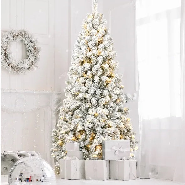 5 Fuß vorbeleuchteter, beflockter Kunstgegenstand
Weihnachtsbaum umweltfreundlich
Freundlicher feuerfester künstlicher Stoff
Weihnachtsbaum mit Beflockung