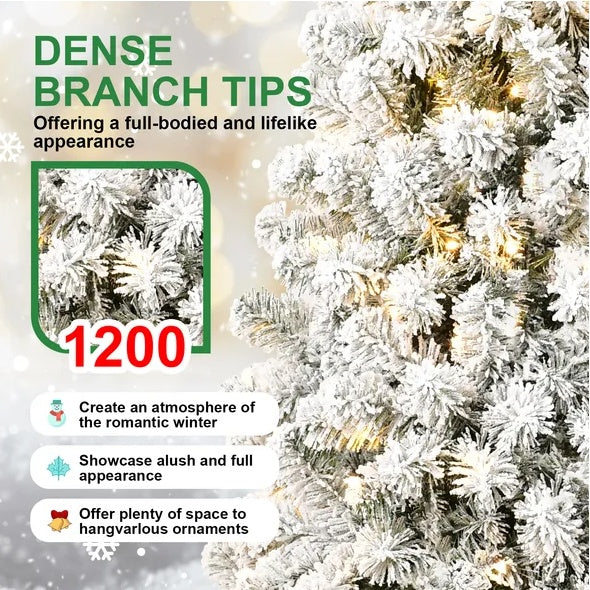 5 Fuß vorbeleuchteter, beflockter Kunstgegenstand
Weihnachtsbaum umweltfreundlich
Freundlicher feuerfester künstlicher Stoff
Weihnachtsbaum mit Beflockung