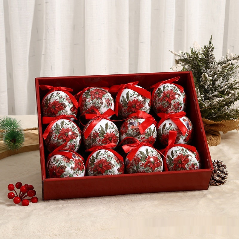 Exquisiter Weihnachts-Christbaumschmuck-Kugel mit Aufdruck