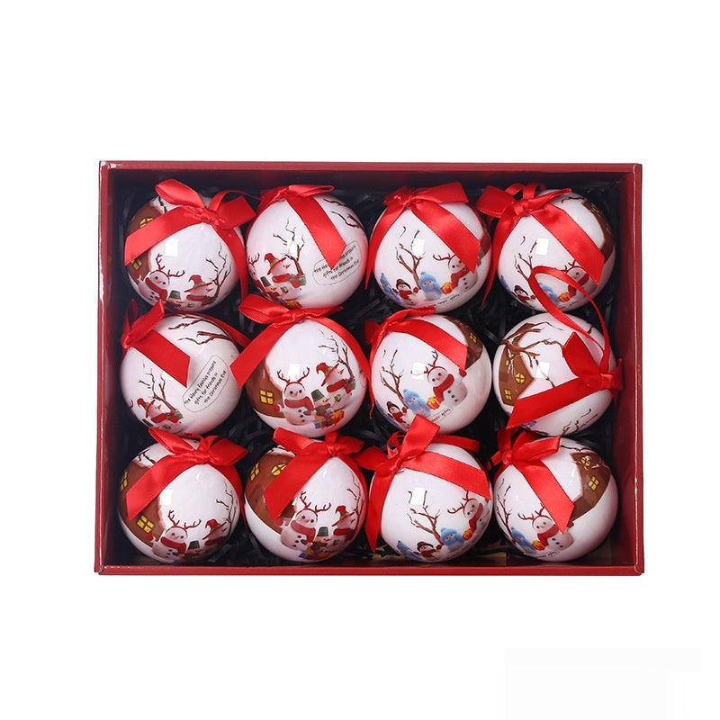 Exquisiter Weihnachts-Christbaumschmuck-Kugel mit Aufdruck