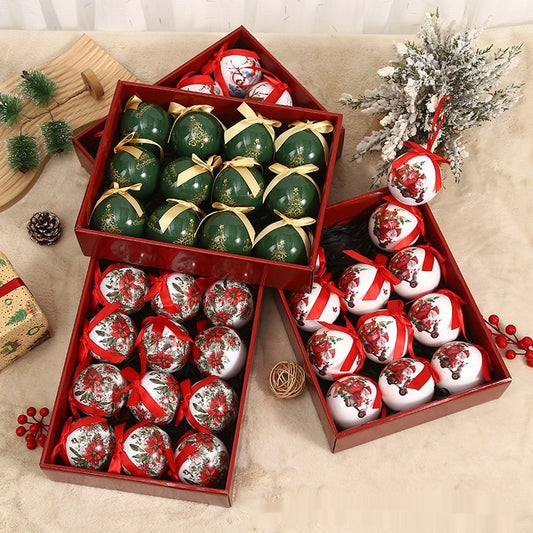 Exquisiter Weihnachts-Christbaumschmuck-Kugel mit Aufdruck