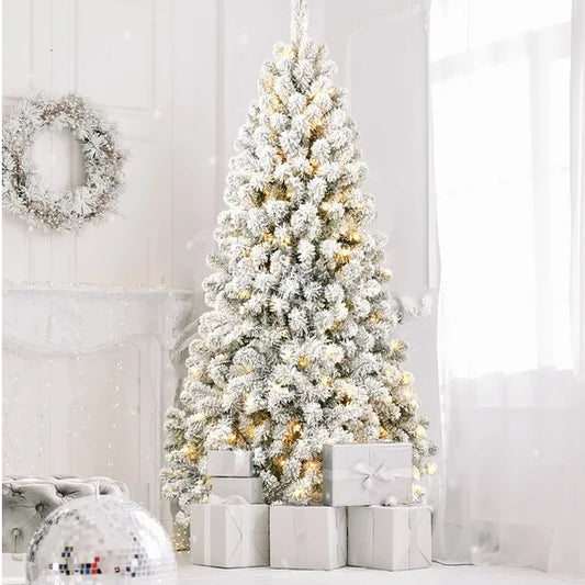 5 Fuß vorbeleuchteter, beflockter Kunstgegenstand
Weihnachtsbaum umweltfreundlich
Freundlicher feuerfester künstlicher Stoff
Weihnachtsbaum mit Beflockung