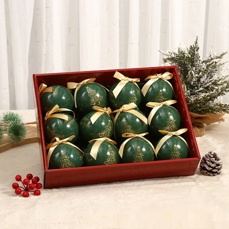 Exquisiter Weihnachts-Christbaumschmuck-Kugel mit Aufdruck