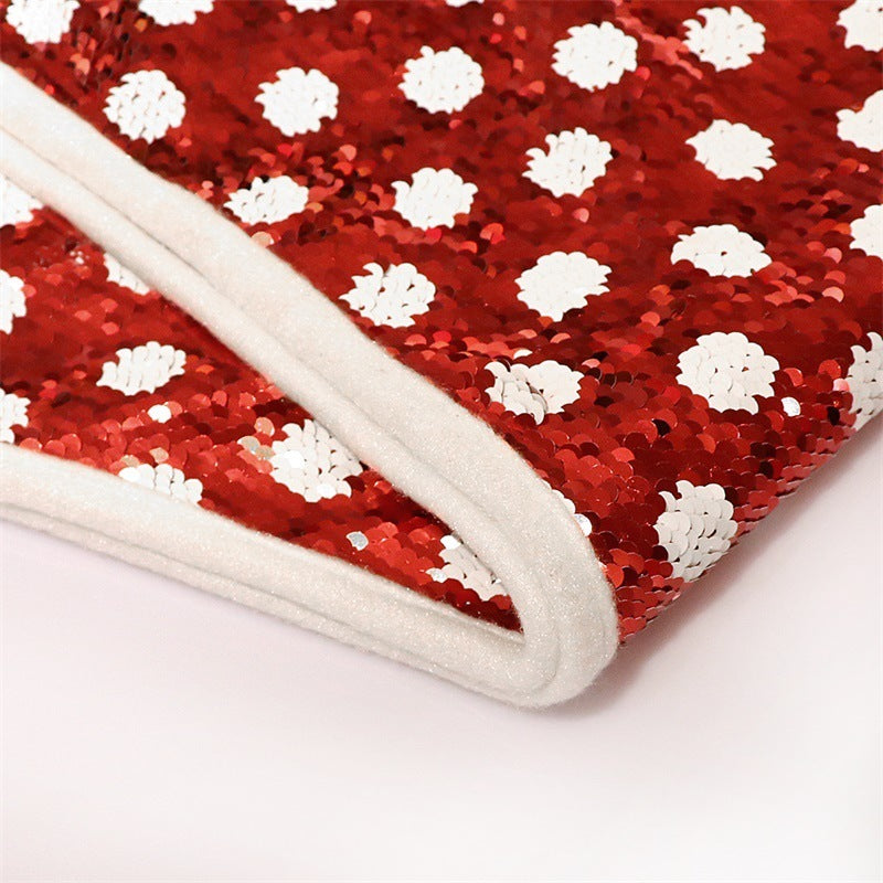 Creative Home Weihnachts-Baumrock mit Pailletten