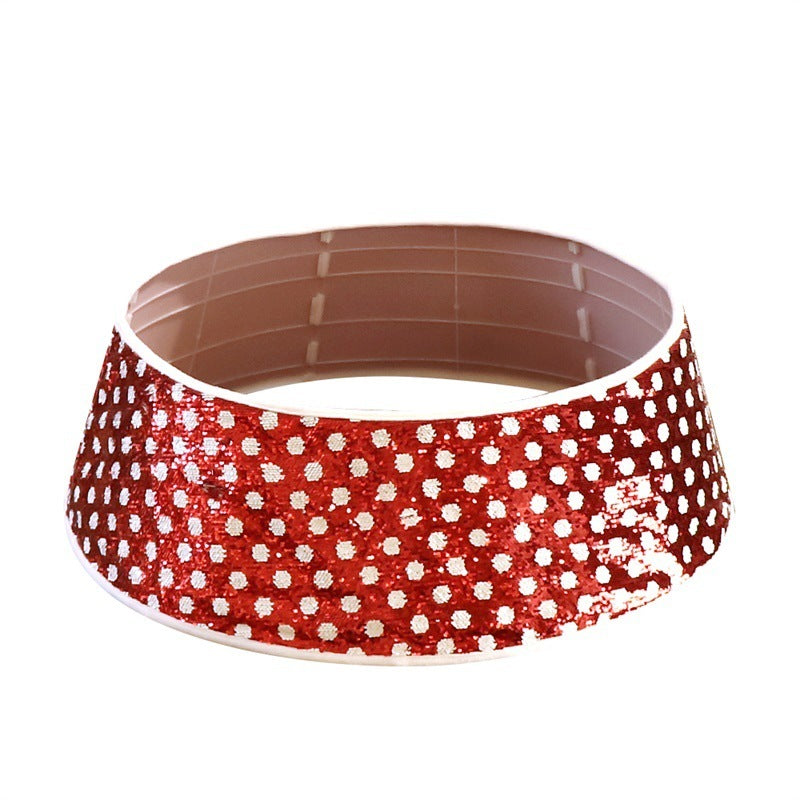 Creative Home Weihnachts-Baumrock mit Pailletten