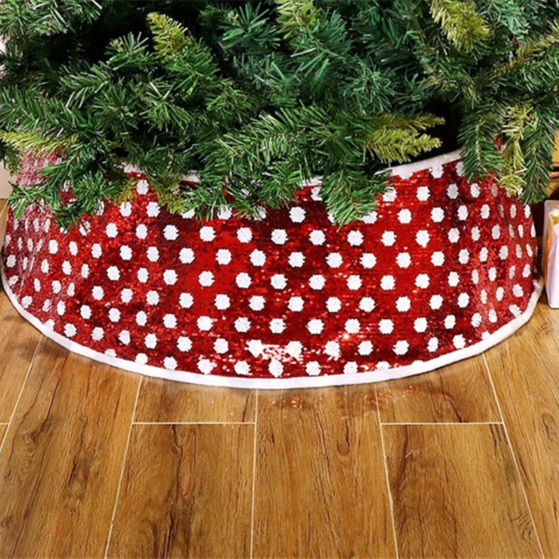 Creative Home Weihnachts-Baumrock mit Pailletten